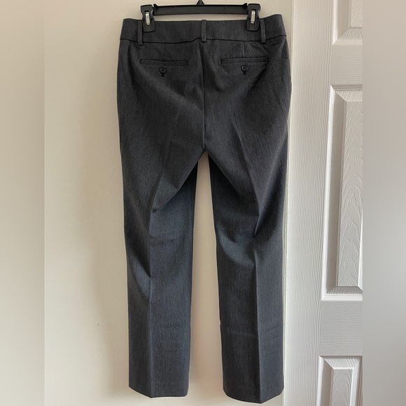 Ann Taylor Loft Trouser Straight Through the Hip Grey - Picture 3 of 6